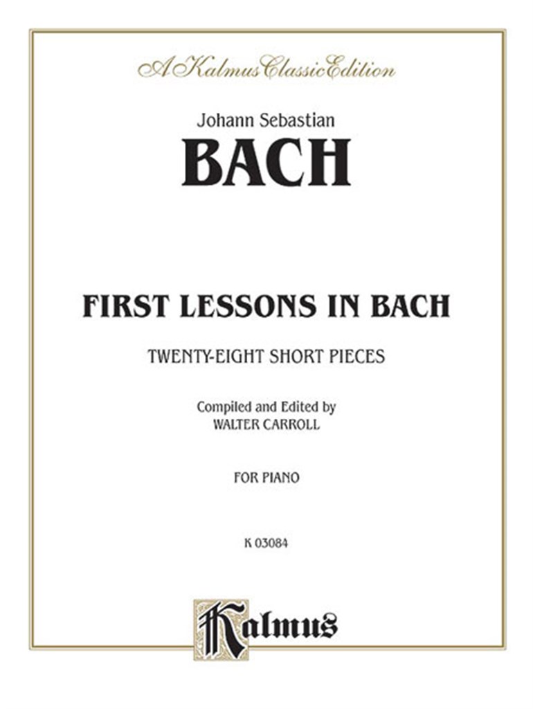 First Lessons in Bach